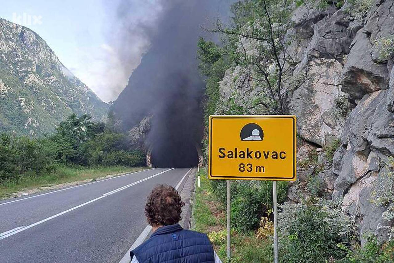 zapalio se kamio u mjestu Salakovac