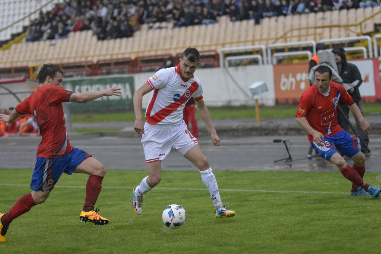 BiH,09.04.2016.Mostar Stadion Bijeli brijeg,  Prvetvena nogometna utakmica   Zrinjski -Borac Photo:Stojan Lasic