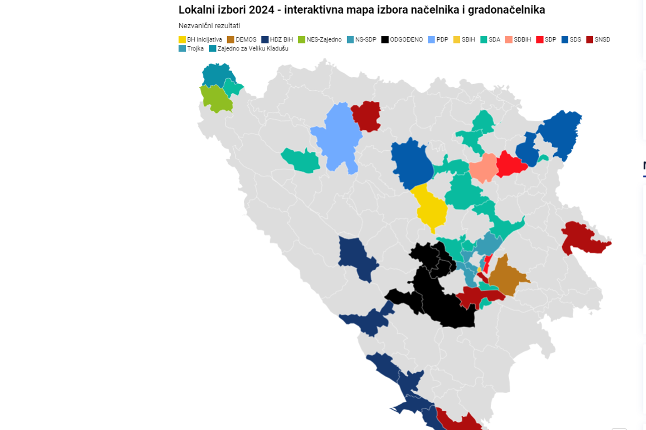 interaktivna karta izbori