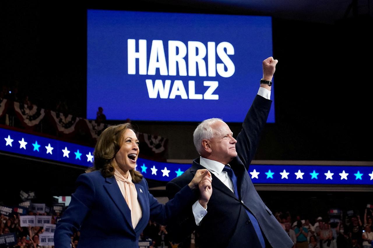 Kamala Harris i Tim Walz