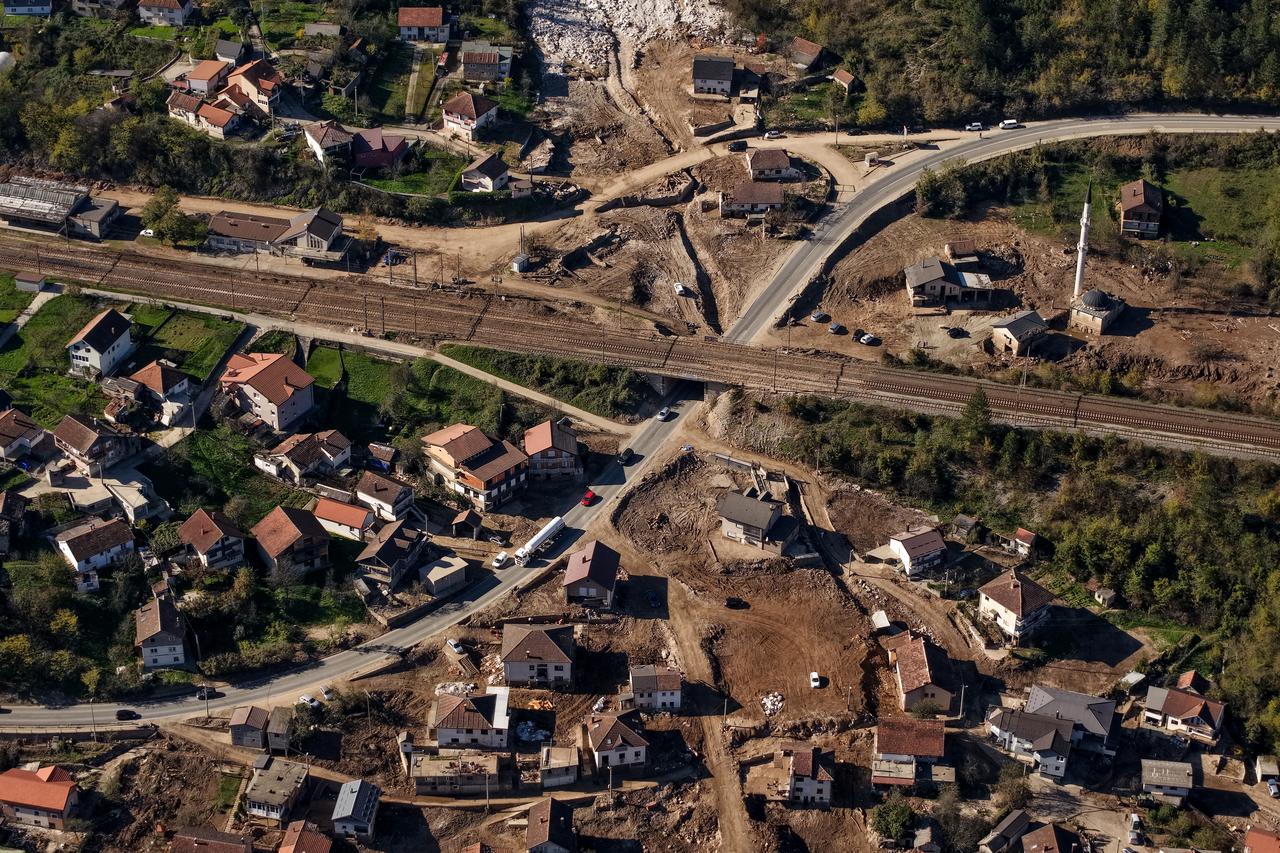 jablanica poplave, putna infrastruktura,pruga