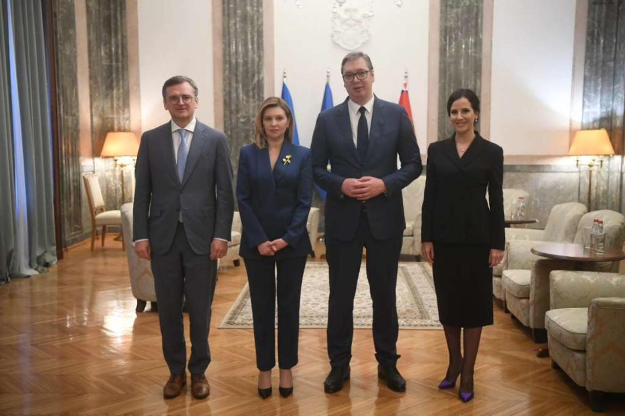 Olena Zelenska i Aleksandar Vučić