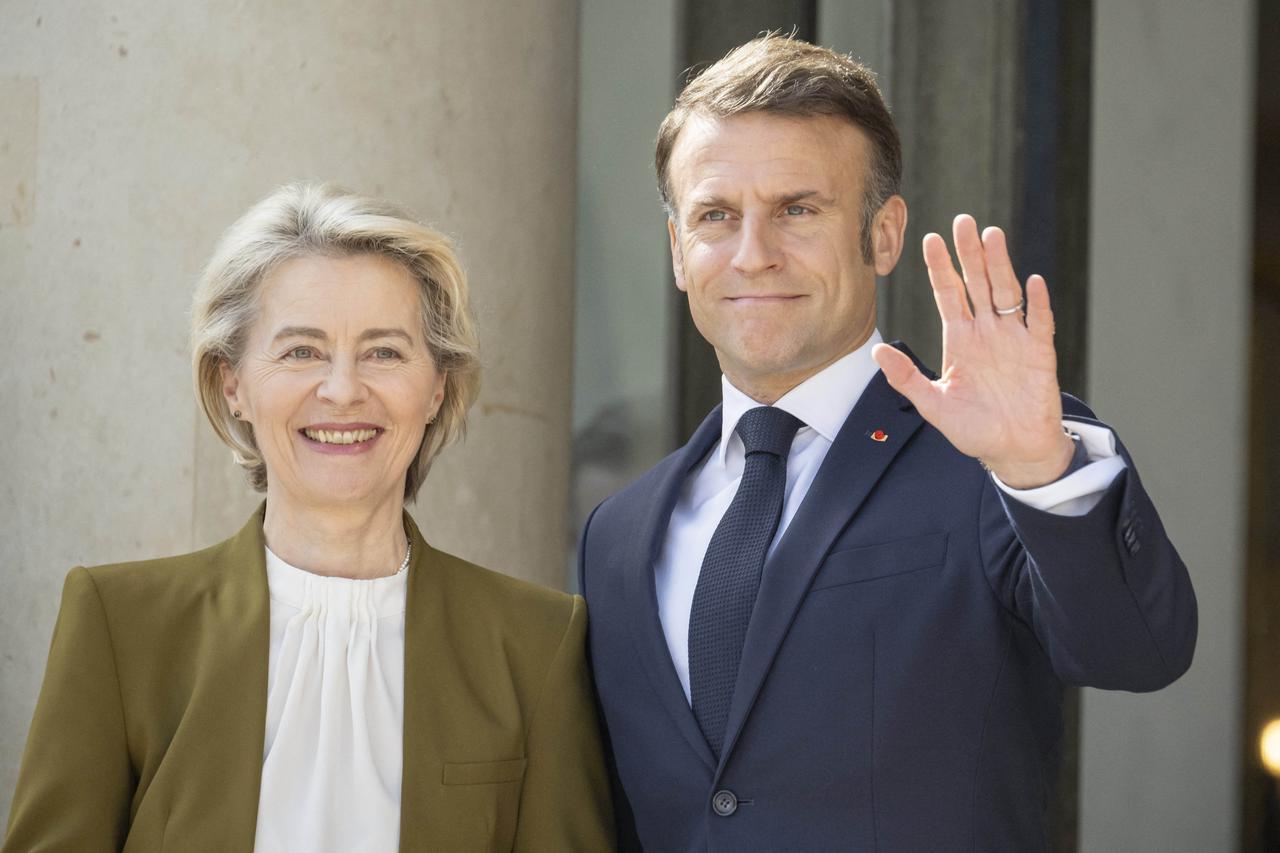 Emmanuel Macron i Ursula von der Leyen
