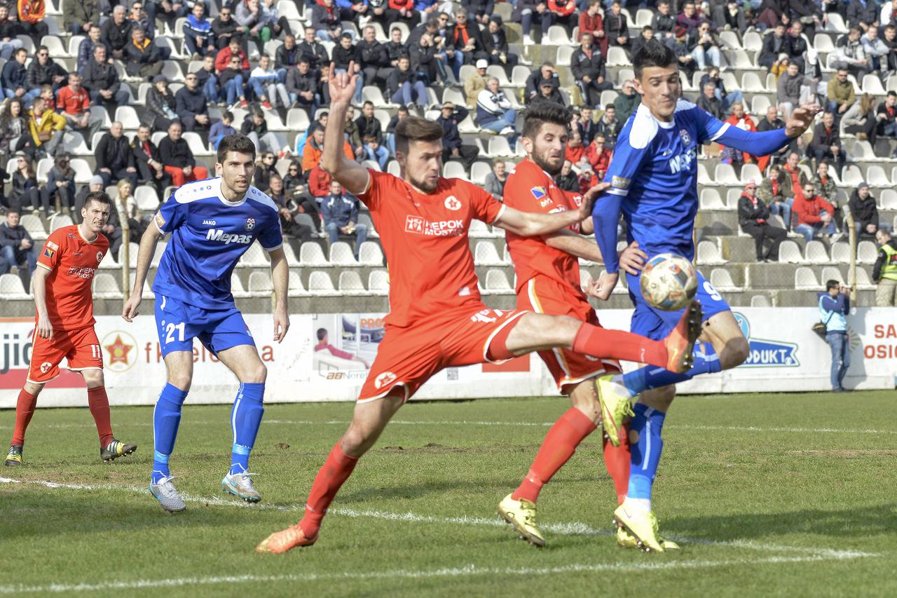 BiH,12.03.2016.Siroki, Vrapcici,  Prvetvena nogometna utakmica   Velez - Siroki Photo:Stojan Lasic