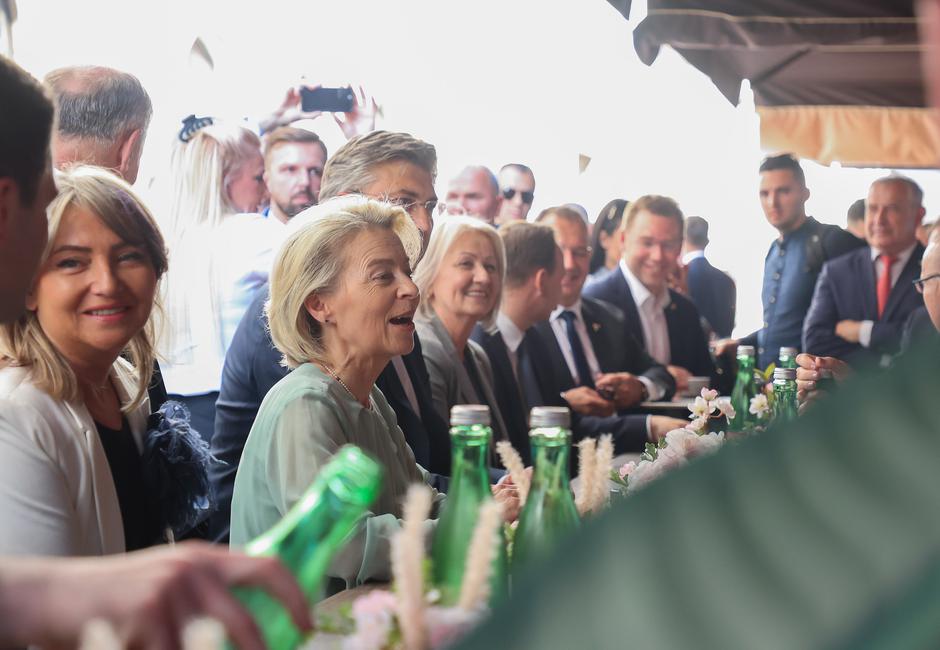 Ursula von der Leyen, Borjana Krišto i Andrej Pleenković